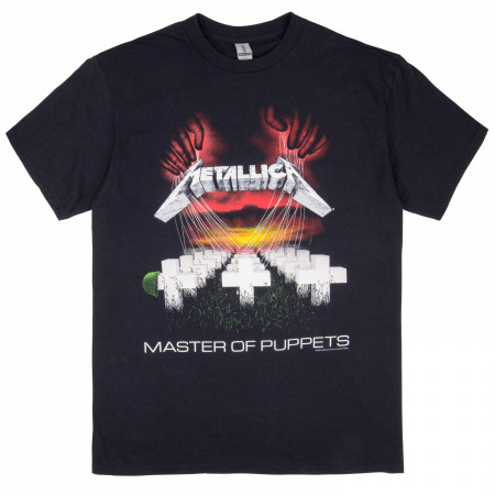 Metallica Master Of Puppets Tour '86 Album Cover & Tracks T-Shirt