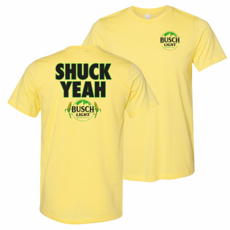 Busch Light Shuck Yeah Front And Back T-Shirt