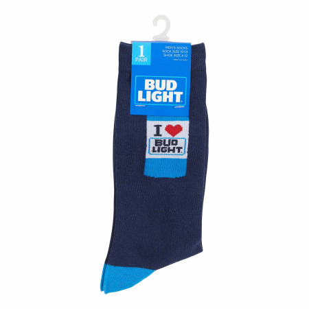 Bud Light I Heart Bud Light Crew Socks