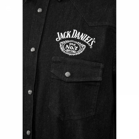 Jack Daniel's Denim Western Snap Buttons Shirt