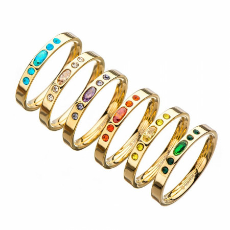 Thanos Infinity Gauntlet Ring Set