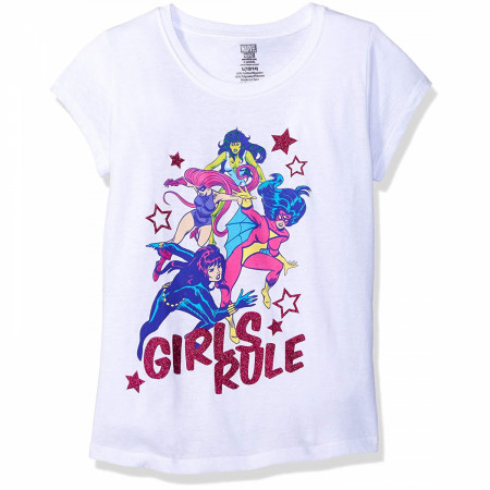 Marvel Girls Rule Girls T-Shirt