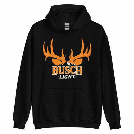 Busch Light Hunter Orange Big Buck Antlers Hoodie