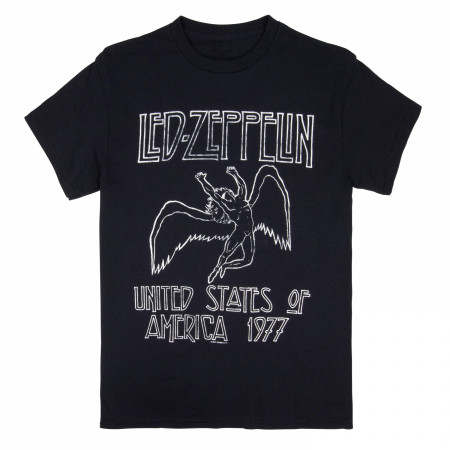 Led Zeppelin USA '77 Falling Icarus T-Shirt