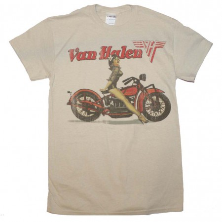 Van Halen Biker Pinup T-Shirt