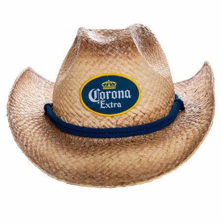 Corona Extra Crown Logo Straw Cowboy Hat
